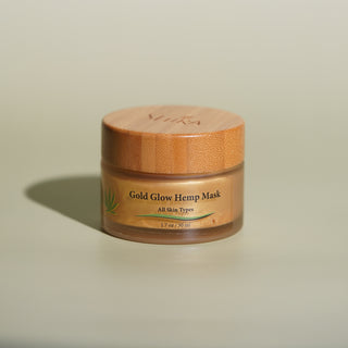 Gold Glow Hemp Mask, 50 ml.