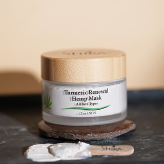 Shira Turmeric Hemp Renewal Mask, 50 ml.