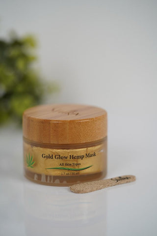 Gold Glow Hemp Mask, 50 ml.